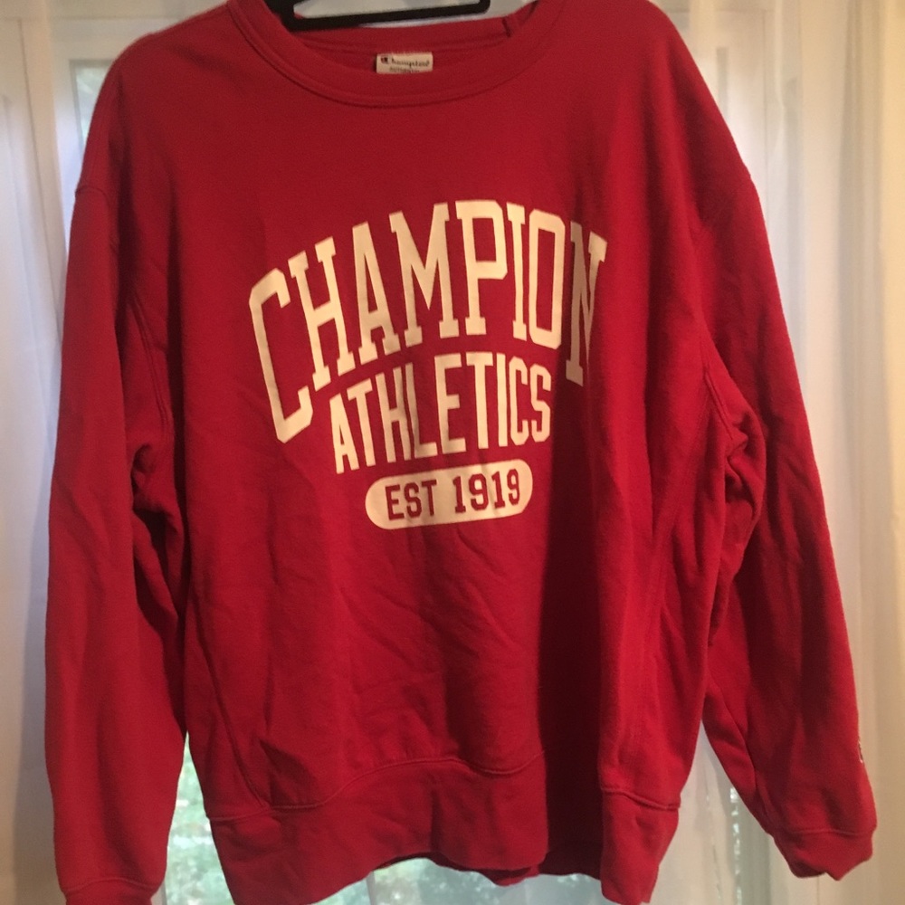CHAMPION CREW NECK HOODIE